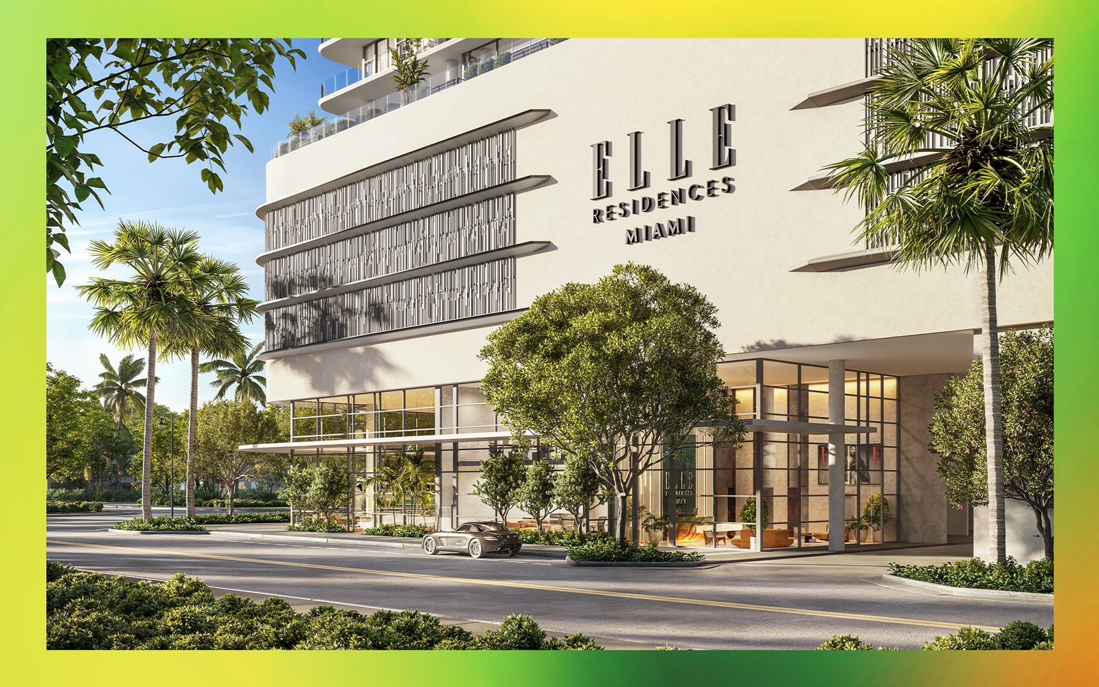 Rendering of Elle Residences Miami at 3618 Northeast Fifth Avenue (ELLE Residences Miami)