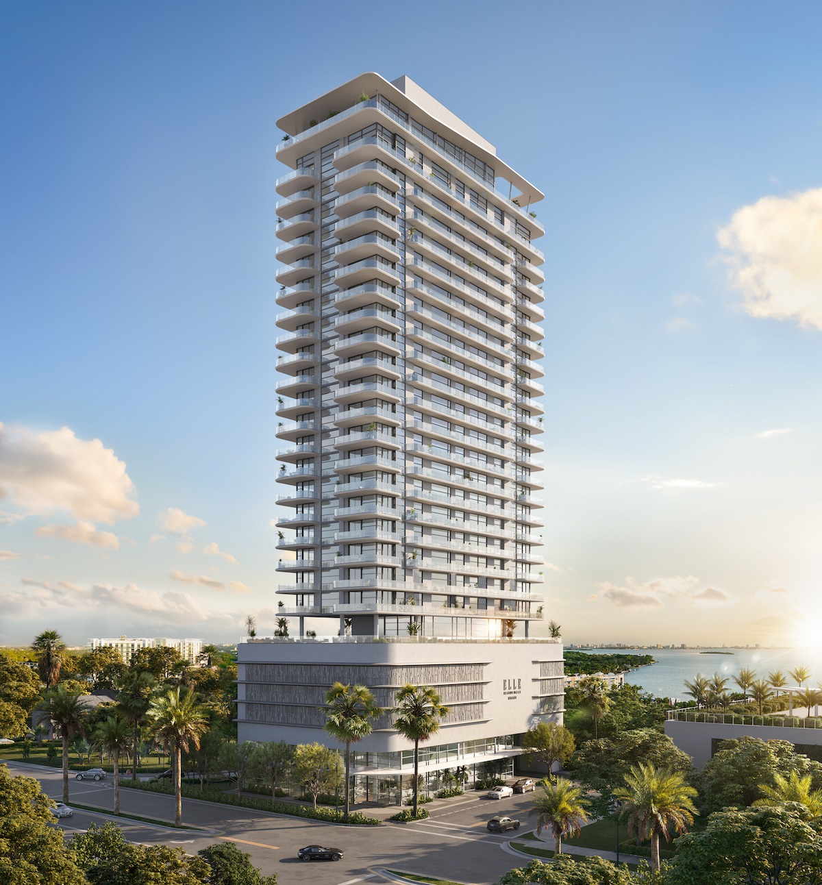 The forthcoming Elle Residences Miami will include 180 branded homes.