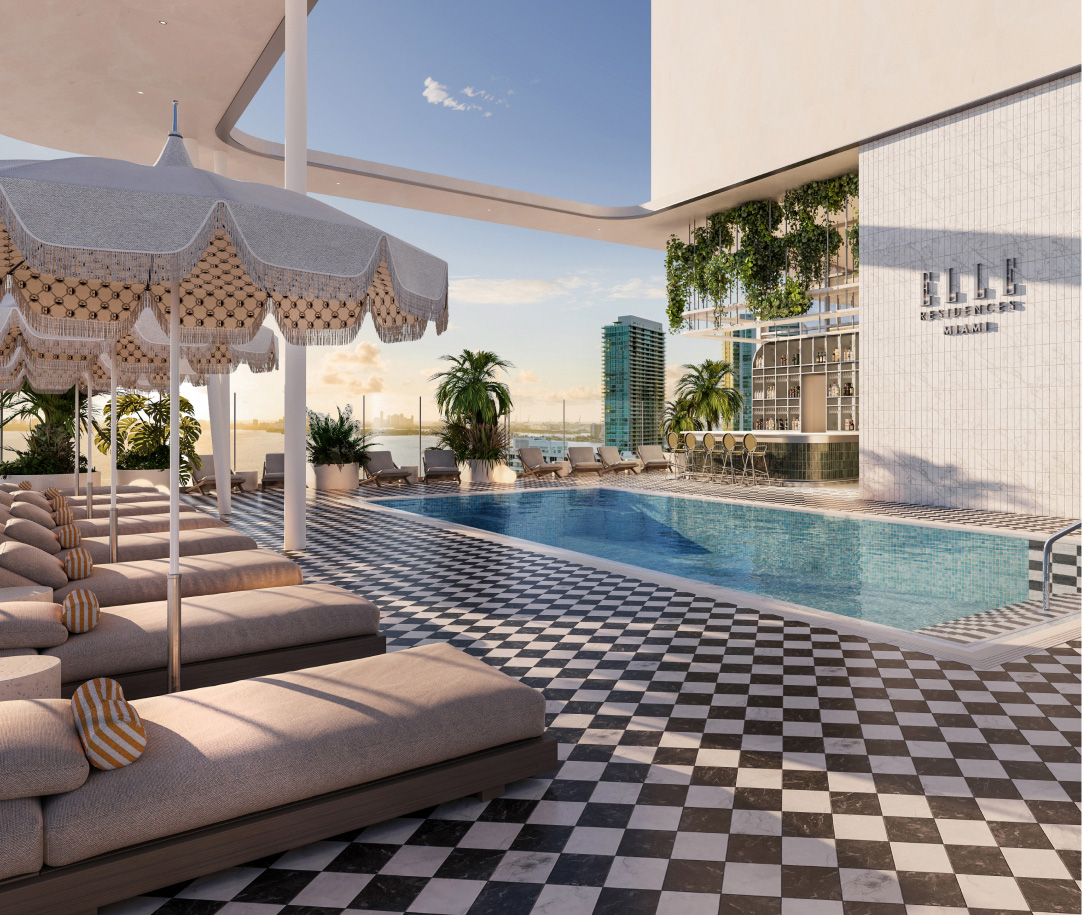 The Amenities - Elle Residences Miami